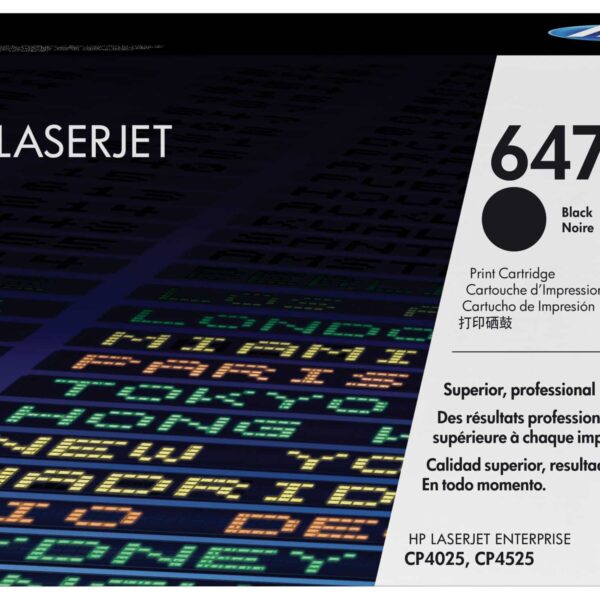 HP 647A toner LaserJet noir authentique
