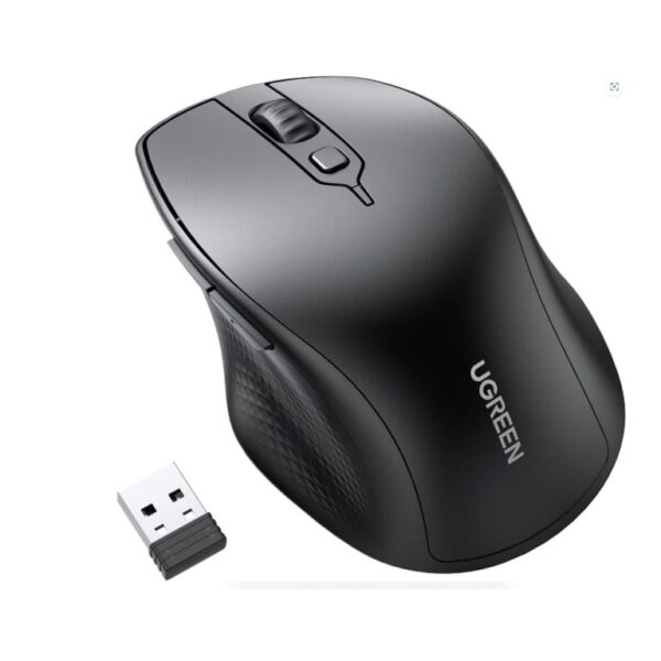 Souris sans fil Bluetooth Ugreen Silencieuse Ergonomique 2,4GHz (90395)