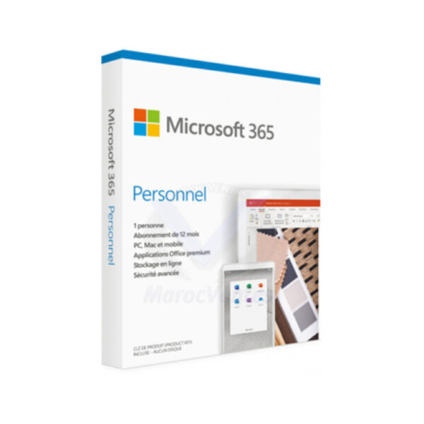Microsoft 365 Personal Français – 1 an / 1 PC (QQ2-01735)