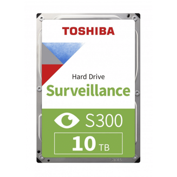 Disque Dur interne TOSHIBA S300 10TB Surveillance HDD (HDWT31AUZSVA)
