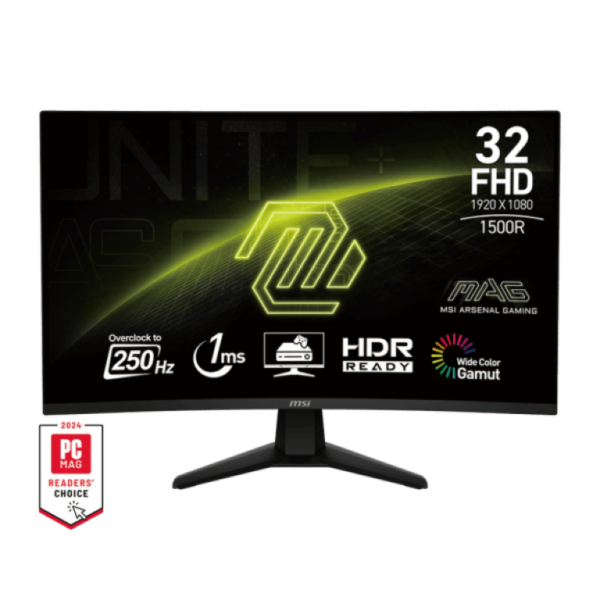 Écran Moniteur MSI MAG 32C6X 32″ 250Hz Curved (4711377195362)